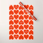 Quirky Love Quote "If you break it, you buy it" Wrapping Paper Gallery Image 1