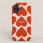 Quirky Love Quote "If you break it, you buy it" iPhone Case Gallery Image 1