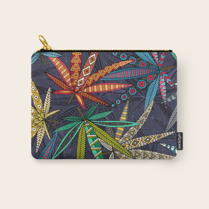 boho weed midnight Carry All Pouch Gallery Image 1