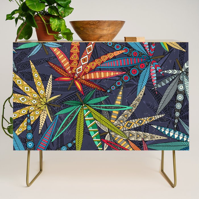 boho weed midnight Credenza Gallery Image 1