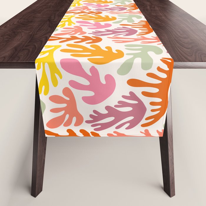 Candy Coral Matisse  Table Runner Gallery Image 1