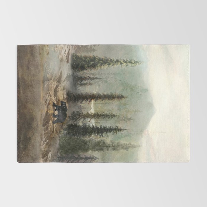 Mountain Black Bear Rug Gallery Image 2