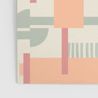 Playful geometric stripes C Poster Gallery Image 3
