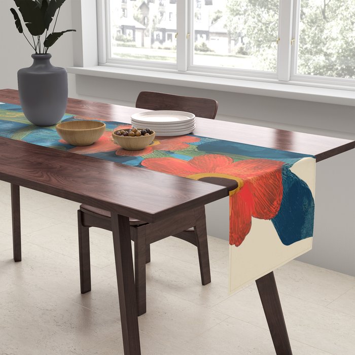 Mexican Sunflower Study Table Runner Gallery Image 2