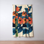 Mexican Sunflower Study Window Curtain Gallery Image 3