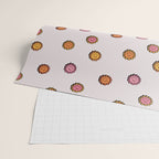 Happy Flower Print in Cream Wrapping Paper Gallery Image 2