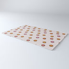 Happy Flower Print in Cream Rug Gallery Image 3