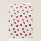 Happy Flower Print in Cream Stationery Card Gallery Image 2
