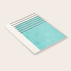 Aqua Turquoise Minimalist Art Notebook Gallery Image 3