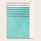 Aqua Turquoise Minimalist Art Notebook Gallery Image 4