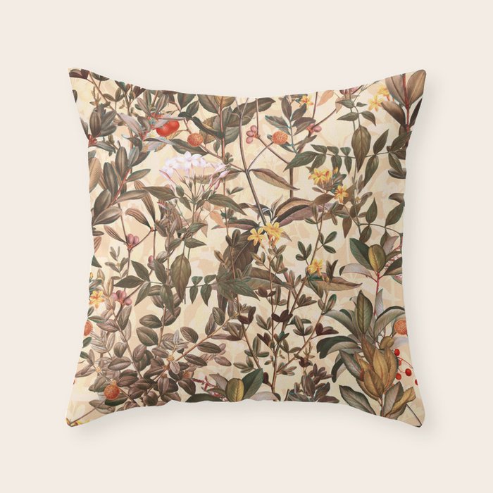Magical Garden XVI Throw Pillow Gallery Image 6