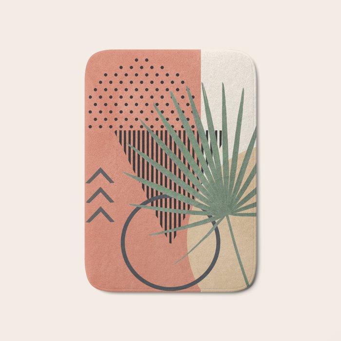 Nature Geometry II Bath Mat Gallery Image 1
