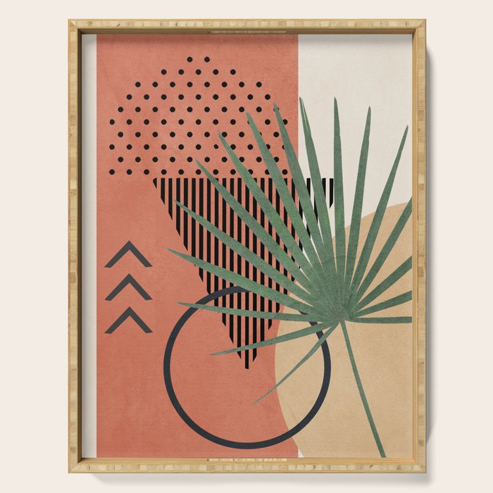 Nature Geometry II Serving Tray Gallery Image 1