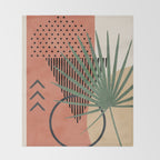 Nature Geometry II Throw Blanket Gallery Image 2