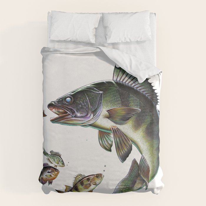 Walleye Duvet Cover Gallery Image 6