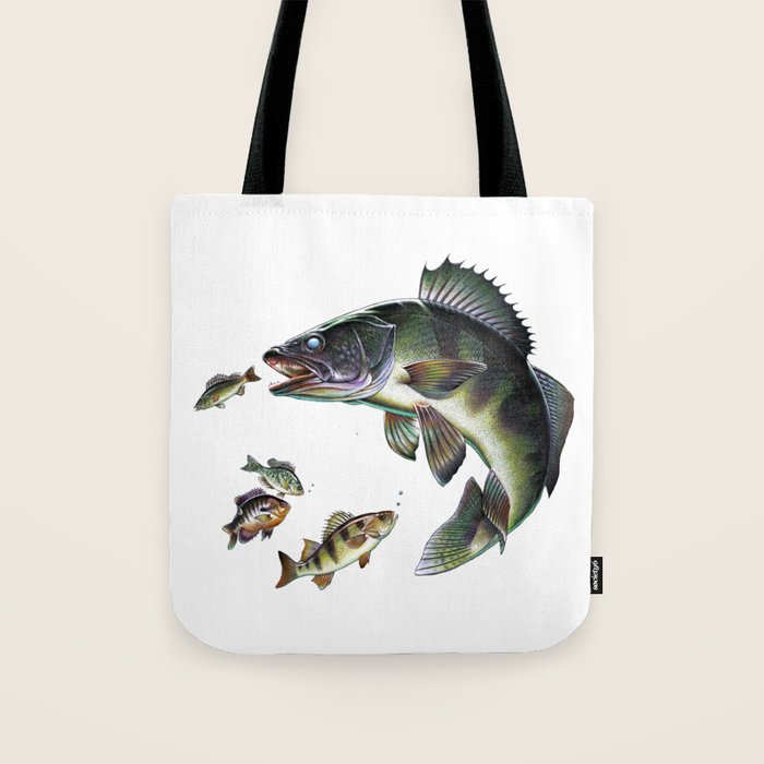 Walleye Tote Bag Gallery Image 1