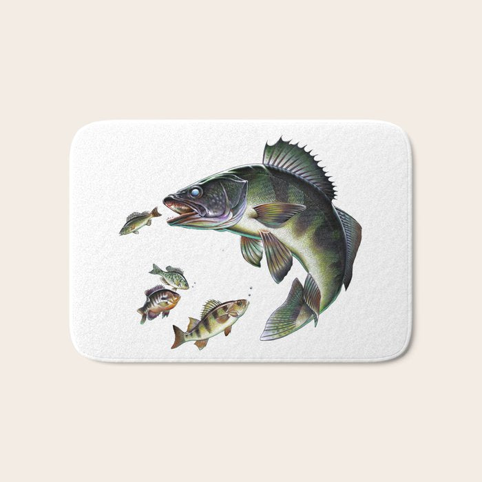 Walleye Bath Mat Gallery Image 1