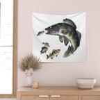 Walleye Wall Tapestry Gallery Image 2