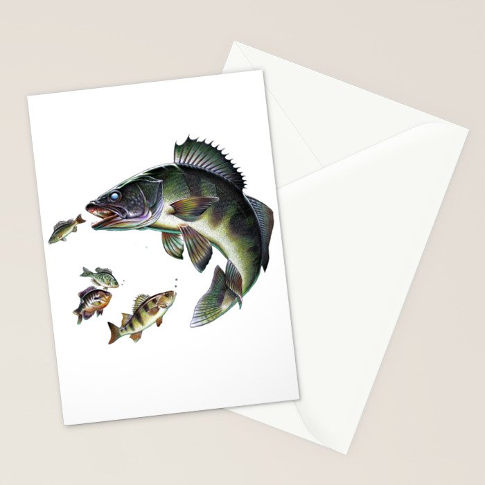 Walleye Stationery Card Gallery Image 2