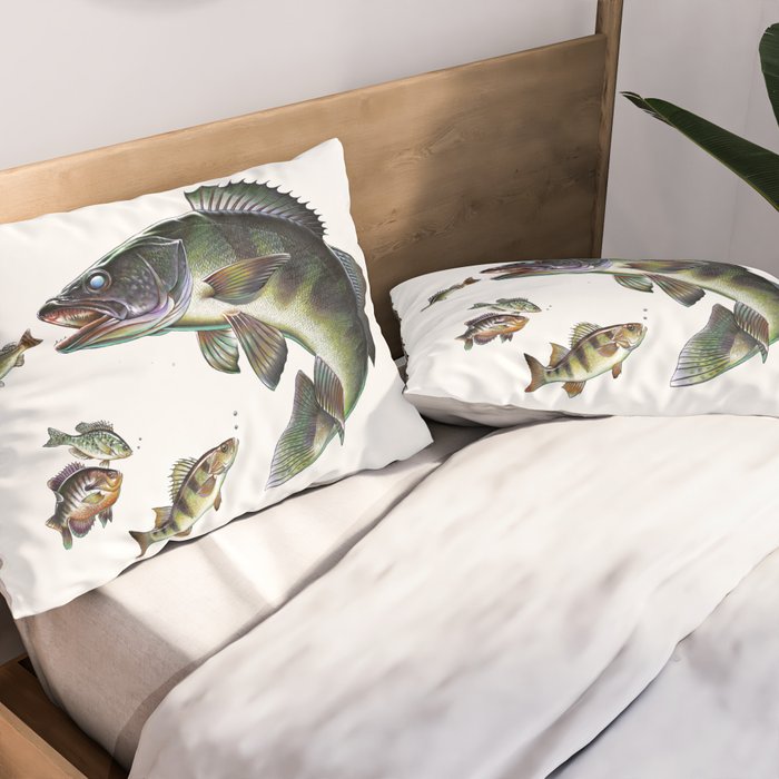 Walleye Pillow Sham Gallery Image 2