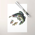 Walleye Wrapping Paper Gallery Image 1