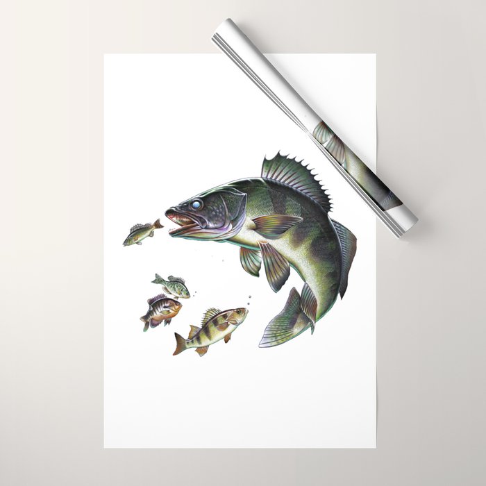 Walleye Wrapping Paper Gallery Image 1