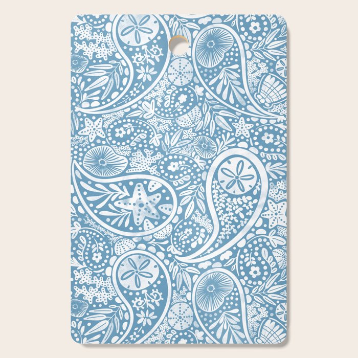 Oceanic Paisley Charm Cutting Board Gallery Image 1