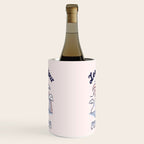 LEAN ON YOUR FRIENDS (BLUE/PINK) Wine Chiller Gallery Image 1