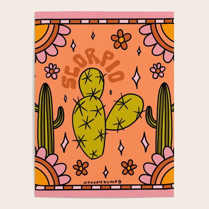 Scorpio Cactus Poster Gallery Image 4