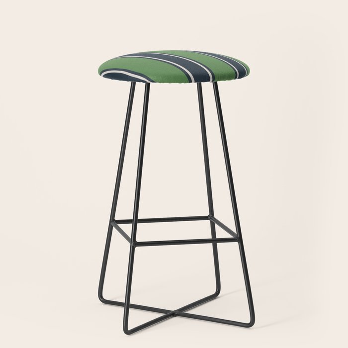Cozy Heirloom Stripe Harmony Stool Gallery Image 1