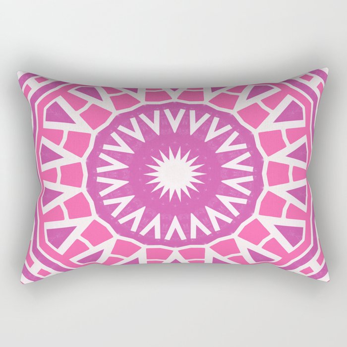 Patchouli Sun Mandala Rectangular Pillow Gallery Image 2