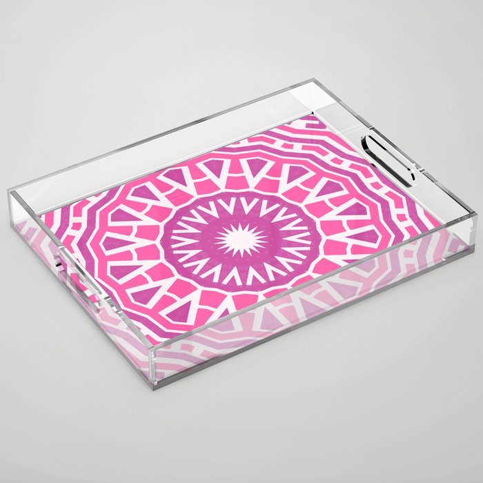 Patchouli Sun Mandala Acrylic Tray Gallery Image 1
