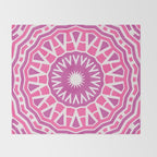 Patchouli Sun Mandala Throw Blanket Gallery Image 2