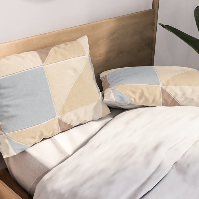 Paper Quilt Pillow Sham Gallery Image 2