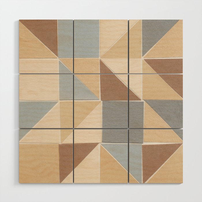 Paper Quilt Wood Wall Art Gallery Image 1