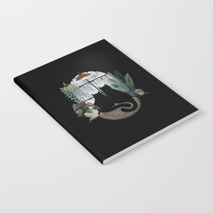 Rainy Day Cats on Black Notebook Gallery Image 2