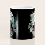 Rainy Day Cats on Black Coffee Mug Gallery Image 4