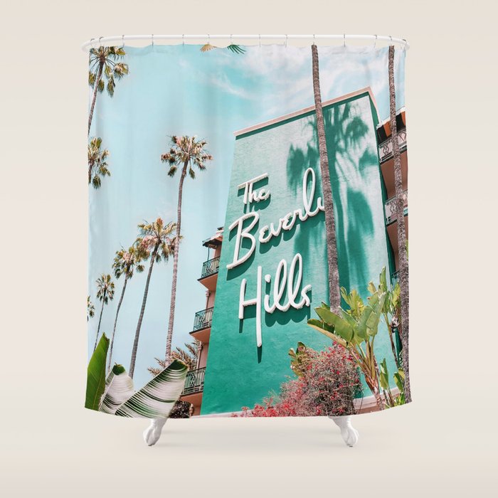 The Beverly Hills Hotel Shower Curtain Gallery Image 1