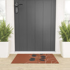 Minimalist Leaf Floral Welcome Mat Gallery Image 3
