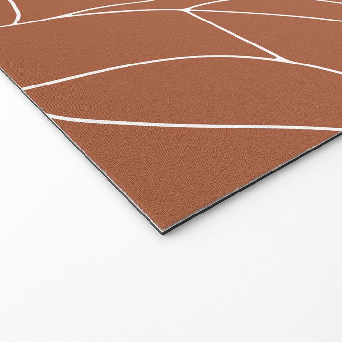 Minimalist Leaf Floral Welcome Mat Gallery Image 2