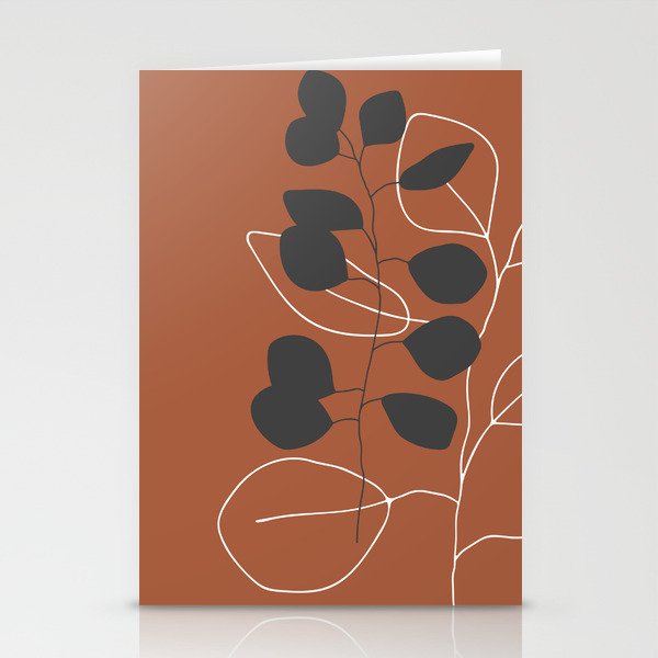 Minimalist Leaf Floral Stationery Card Gallery Image 2