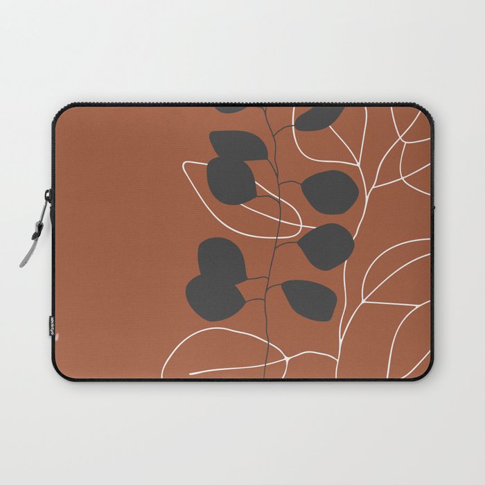 Minimalist Leaf Floral Laptop Sleeve Gallery Image 1