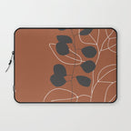 Minimalist Leaf Floral Laptop Sleeve Gallery Image 1