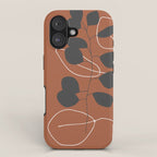 Minimalist Leaf Floral iPhone Case Gallery Image 1
