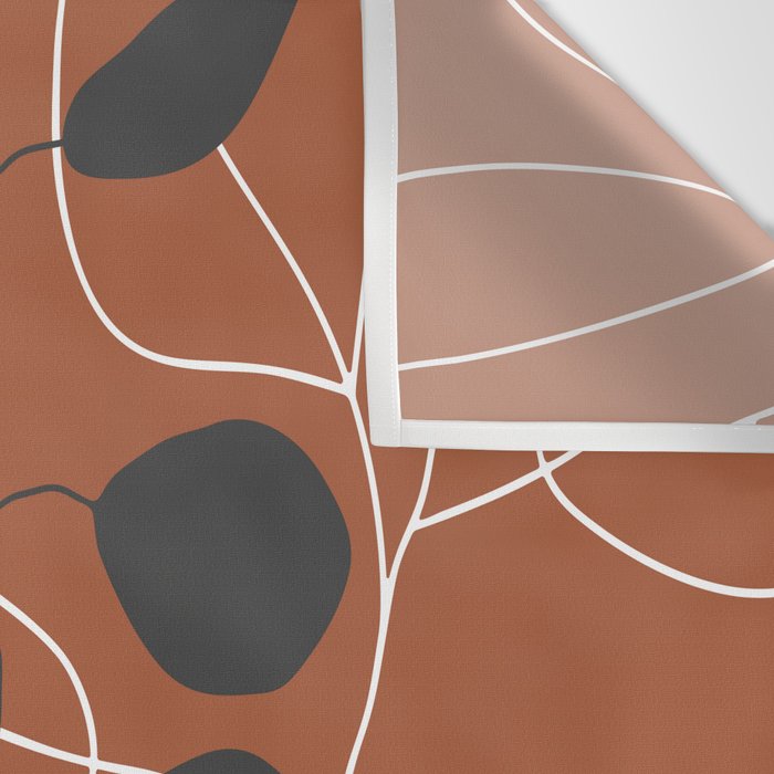 Minimalist Leaf Floral Wall Tapestry Gallery Image 3