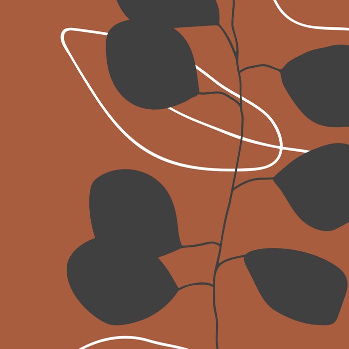 Minimalist Leaf Floral Coffee Mug Gallery Image 2