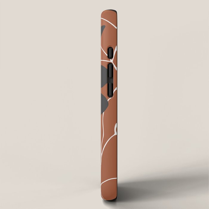 Minimalist Leaf Floral iPhone Case Gallery Image 2