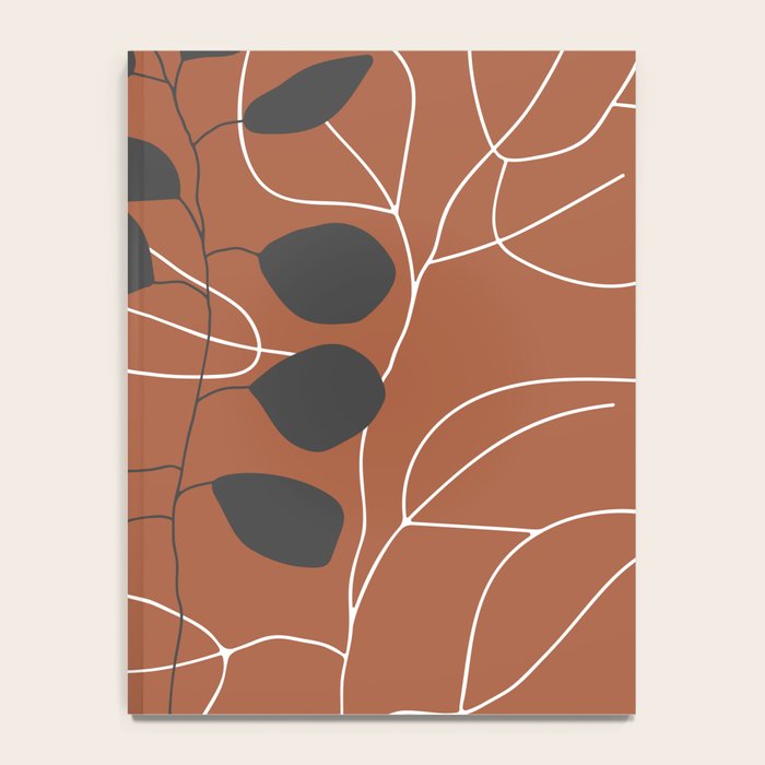 Minimalist Leaf Floral Notebook Gallery Image 4