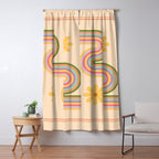 Floral Geometry 7 Window Curtain Gallery Image 5
