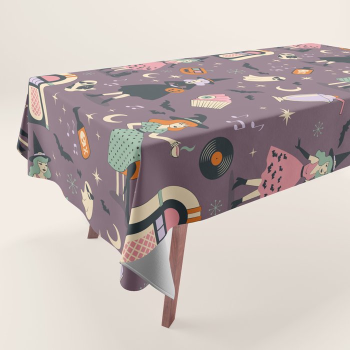 50s Witch Vibes Tablecloth Gallery Image 1